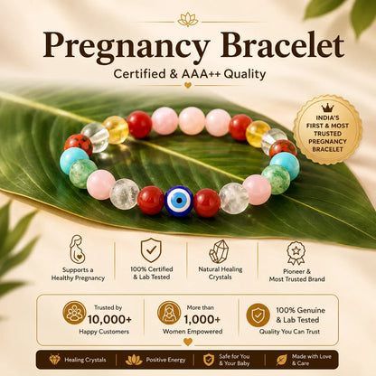 Blessed Conceive & Protection: Pregnancy Bracelet (Spiritual Support for Motherhood Journey)