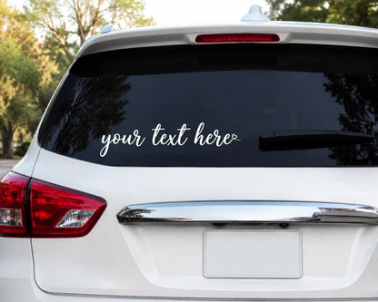 Personalized Car Name Sticker