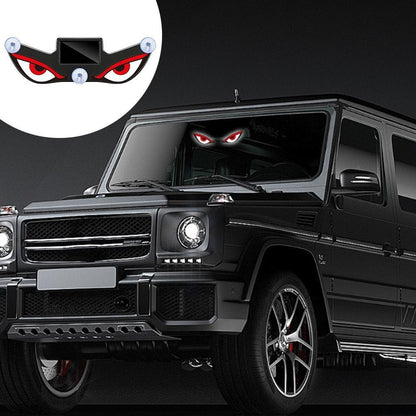Devil Eye Car Solar LED Security Light – Stylish Anti-Theft Warning Indicator