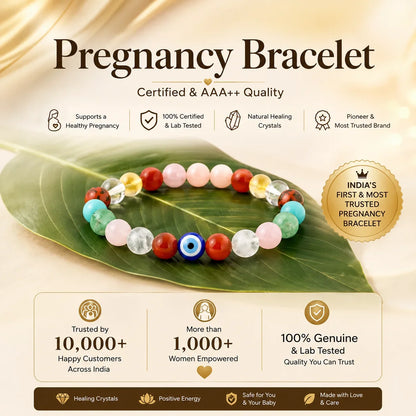 Blessed Conceive & Protection: Pregnancy Bracelet (Spiritual Support for Motherhood Journey)