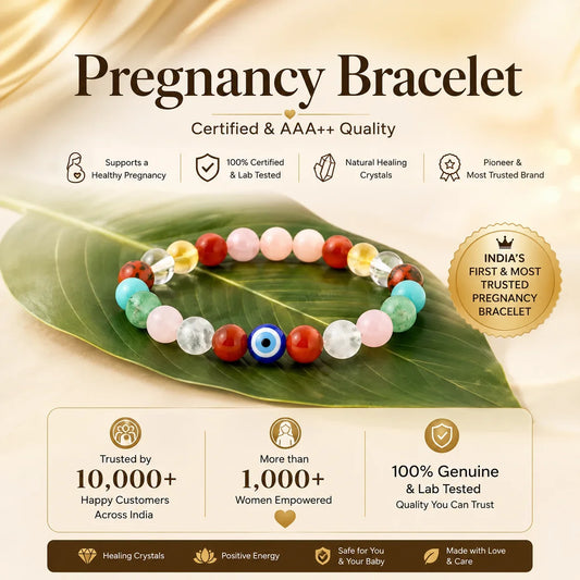 Blessed Conceive & Protection: Pregnancy Bracelet (Spiritual Support for Motherhood Journey)