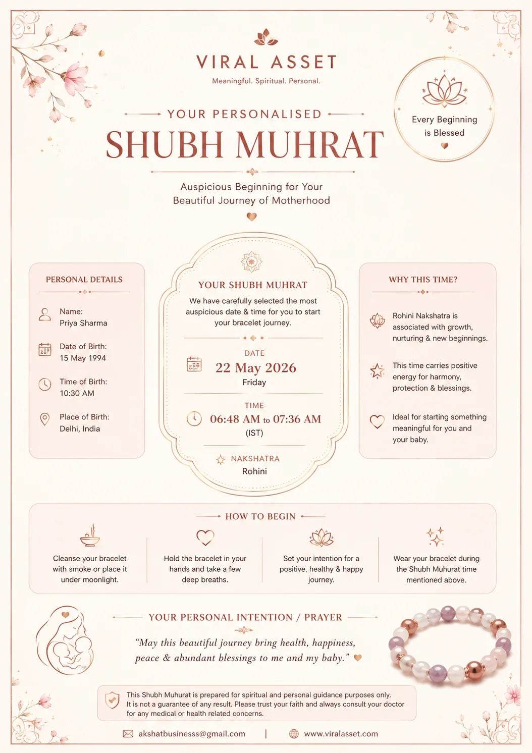 ✨ Add Your Personalised Shubh Muhurat