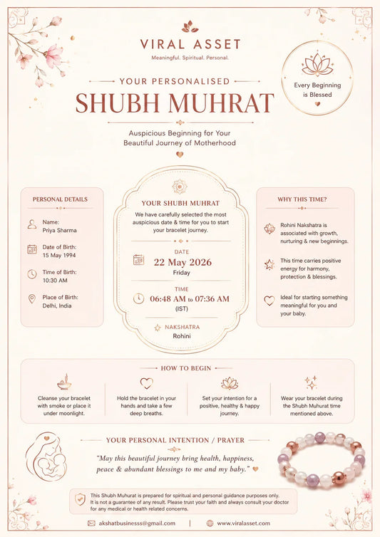 ✨ Add Your Personalised Shubh Muhurat