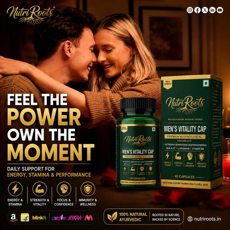Men’s Vitality Capsules – Daily Energy, Stamina & Men’s Wellness Support