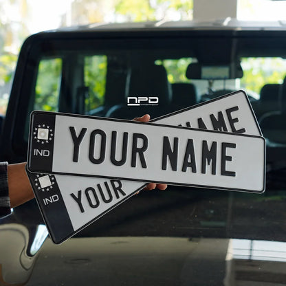 Custom Magnetic Name Plate for Car