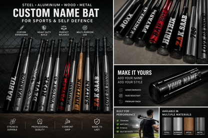 Baseball Bat – Steel, Aluminium, Wooden & Metal for Sports & Self Defence Baseball Bat – Steel, Aluminium, Wooden & Metal for Sports & Self Defence