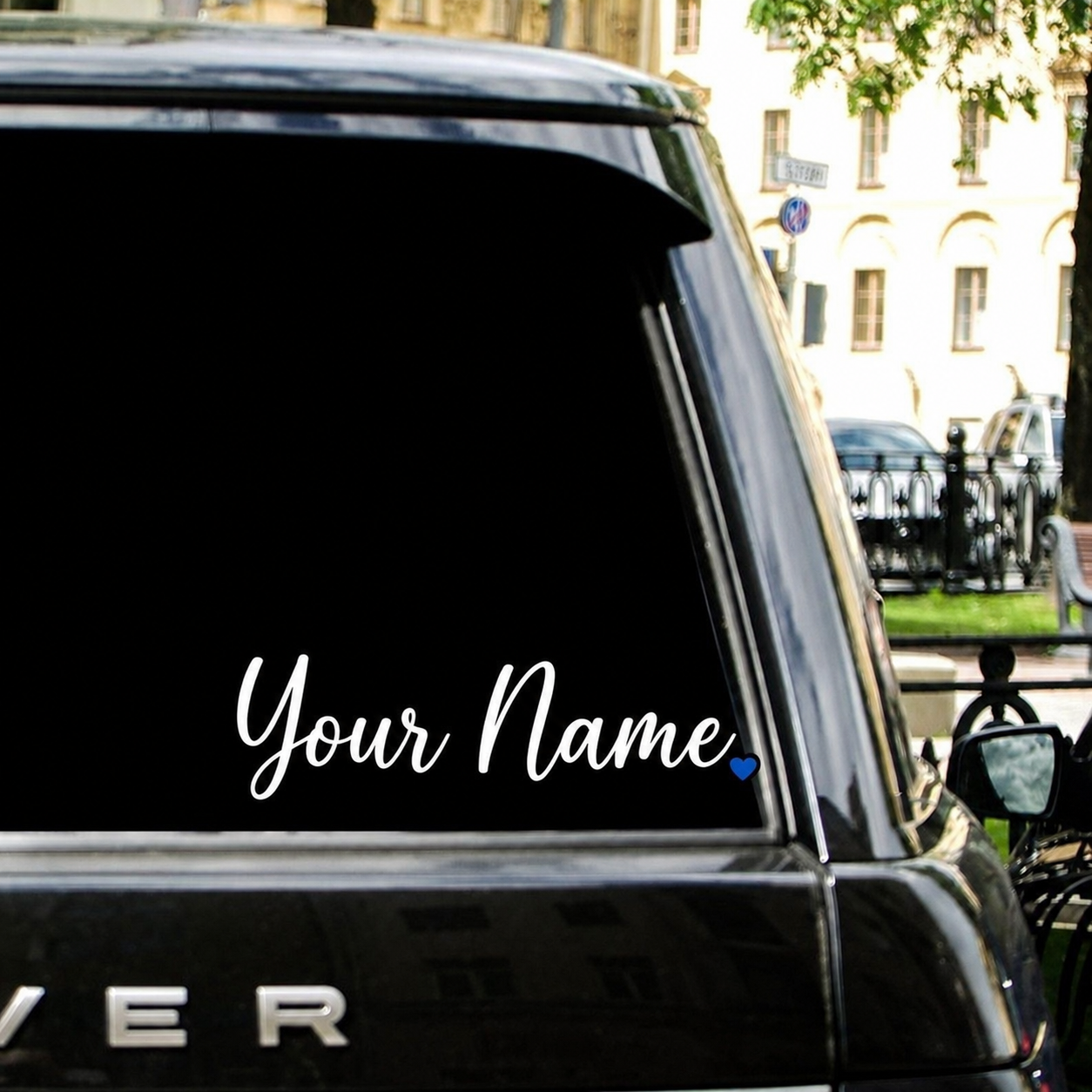 Personalized Car Name Sticker