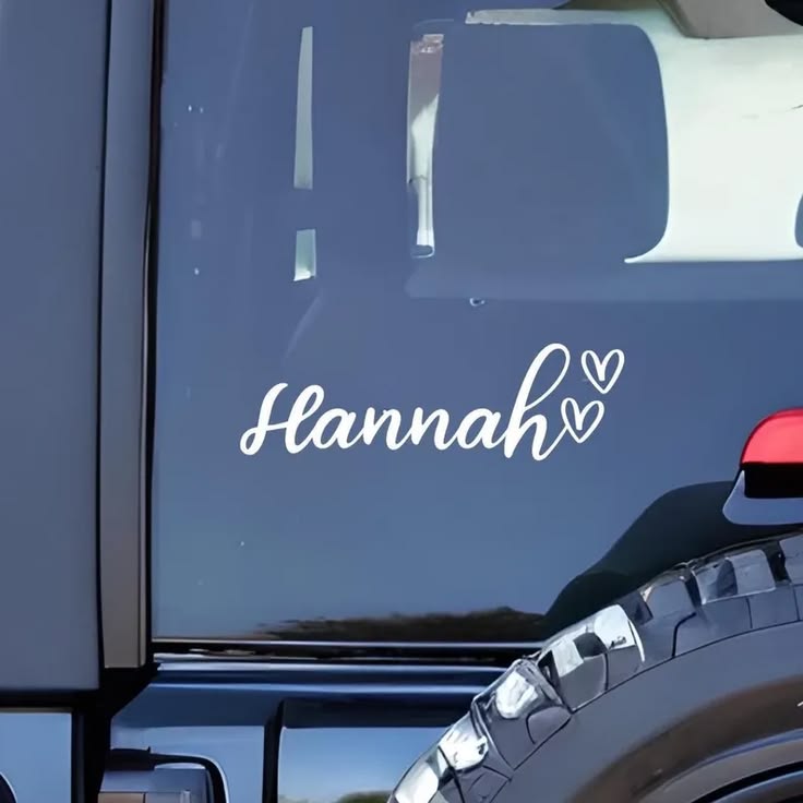 Personalized Car Name Sticker